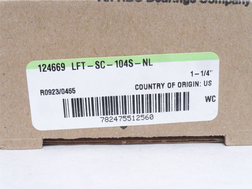 Dodge LFT-SC-104S-NL; Flange Bearing 124669; 1-1/4"ID; 2-Bolt