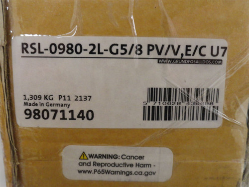 Grundfos RSL-0980-2L-G5/8 PV/V;E/CU7; Suction Lance 98071140