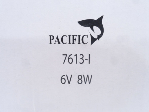 Pacific 7613-I; Sealed Beam Forklift Headlight; 6VDC; 8 Watts