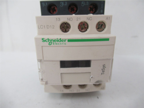 Schneider LC1D12; Contactor 12A 440V 3-P Coil: 24VAC