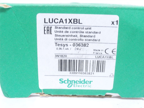Schneider LUCA1XBL; Overload Module; 0.35–1.4A; 690VAC