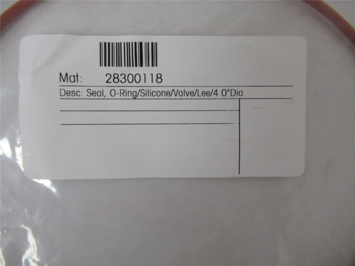 Mettler Toledo 28300118; Seal O-Ring 4.0" Diameter
