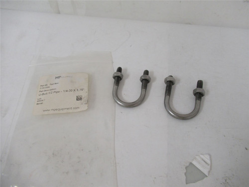 MP EQUIPMENT P-55-0084; Lot-2UBolt1/2" Pope1/4-20x1.75