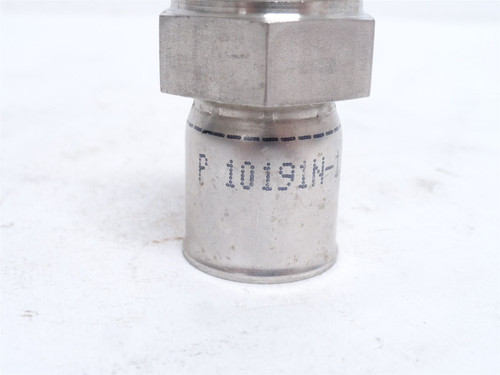 Parker 10191N-12-12C; PTFE Crimp Fitting; 5/8" Tube; 3/4NPT