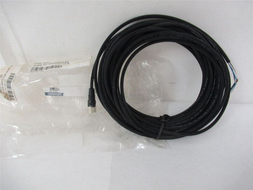 Omron  XS2F-M12PUR4S10M; Cable M12 4 Pin Black PUR 10M