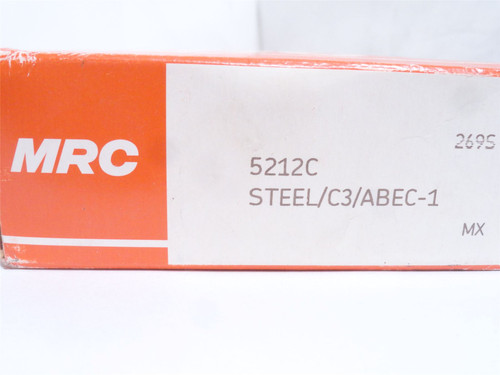 MRC 5212C; Angular Contact Bearing; 60mm ID x 110mm OD