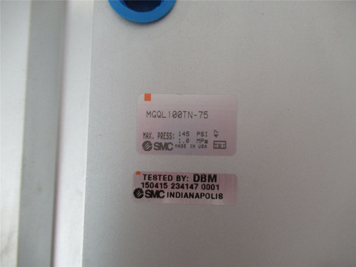 SMC MGQL100TN-75; Pneumatic Cylider 100mm Bore 75mm Stroke