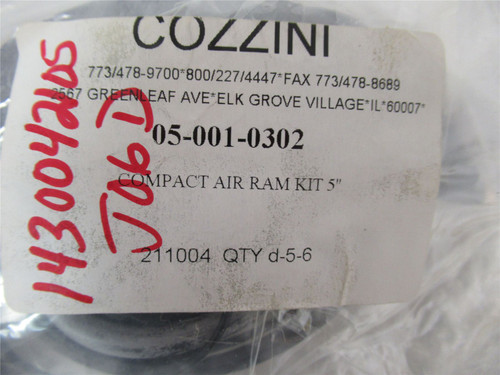 Cozzini 05-001-0302; Compact Air Ram Kit 5" - Sealed