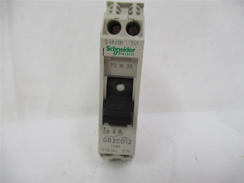 Schneider GB2CD12; Circuit Breaker 6A 1P+N