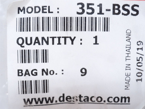 Destaco 351-BSS; Stainless Steel Clamp Pull-Action Latch