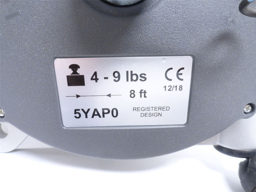 Speedaire 5YAP0; Non-Locking Tool Balancer; 8' Cable; 9lb Max