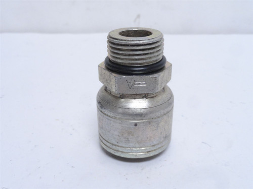 Eaton 1AA12MB12; Hydraulic Crimp Fitting; 1/2NPT x 1/2" Tube