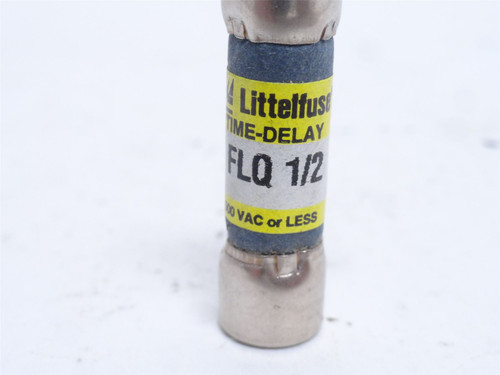 Bussmann FNQ-1/2; Littlefuse Time Delay Fuse; 1/2A; 500VAC