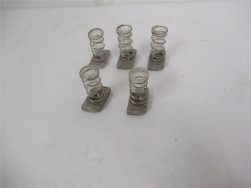 MFG Ukn-249939; Lot-5 Channel Nut w/Spring SS 3/8" StainlessSteel