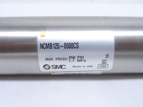 SMC NCMB125-0500CS; Air Cylinder; SS; 1-1/4"ID x 5" Stroke