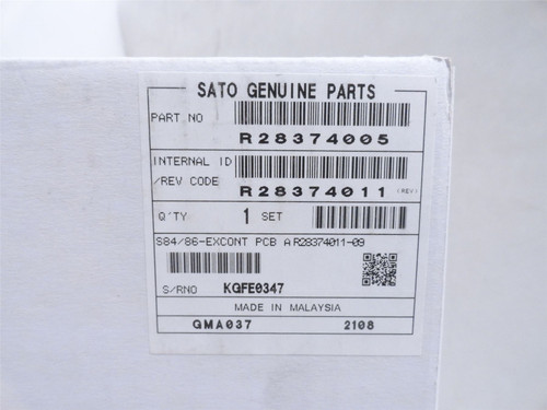 Sato R28374005; Primary Circuit Board; Printed