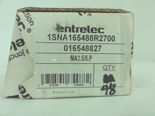 Entrelec 1SNA165488R; Box-48 Terminal Block 300A; 12AWG