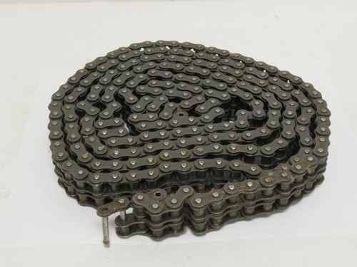 Tsubaki RS40-2-RP-U; Double Strand Roller Chain #40; 10' Length