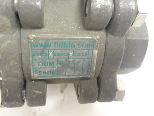 Flo-Tite DM 110; Ball Valve; 1NPT; 1500WOG; 3-Piece