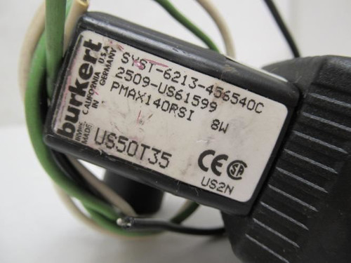 Burkert US50T35; Solenoid Valve; 250VAC; 1/2NPT