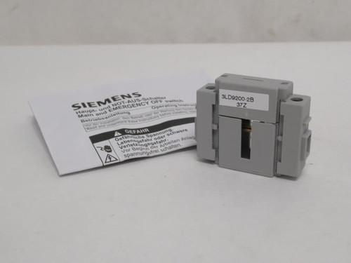 Siemens 3LD9200-2B; Neutral Conductor / PE Terminal