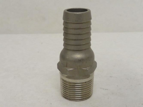 Industry-Std 3LZ84; Combo Barb to NPT ; SS-316; Size: 1"