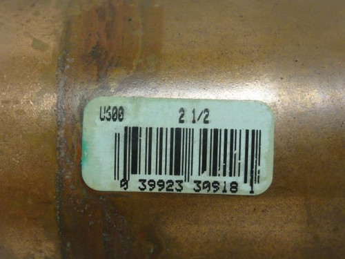 Nibco U600 2-1/2; Wrot Copper Coupling Dimpled Tube Stop; 2-1/2"