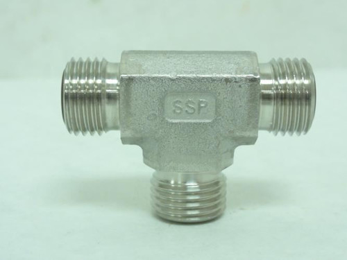 SSP P4T; Union Tee; SS-316; 1/4 OFS (x3)