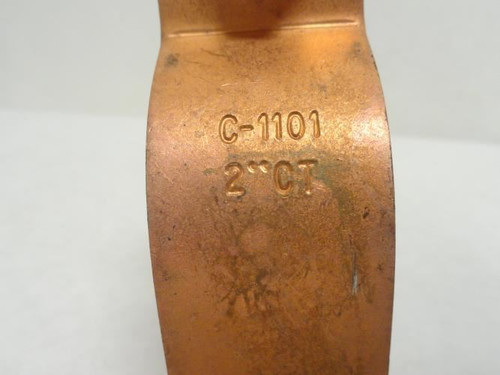 Haydon C-1101; Lot-4; Copper Plated Strut Clamps; 2"
