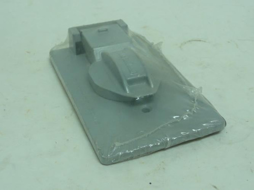 Bell 5155-0; Weatherproof Cover; Single Gang; 4-1/2" Height