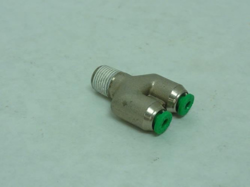 Numatics INB132-108-020; Y-Pattern Connector 1/8" Tube x 1/8 NPT