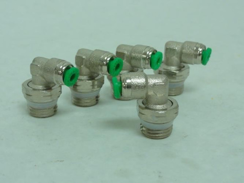 Numatics NWB109-108-021; Lot-5 Swivel Elbow 90Deg 1/8" x 1/4 NPT