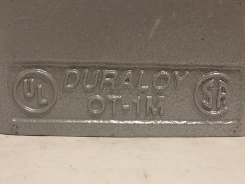 Killark OT-1M; Duraloy Conduit Outlet Body; 1/2 FNPT; T-Style