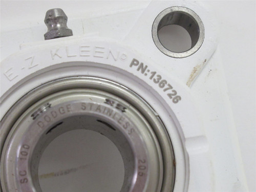 Dodge F4B-SCEZ-100-PSS; Flanged Block Bearing; 4-Bolt; 1"ID