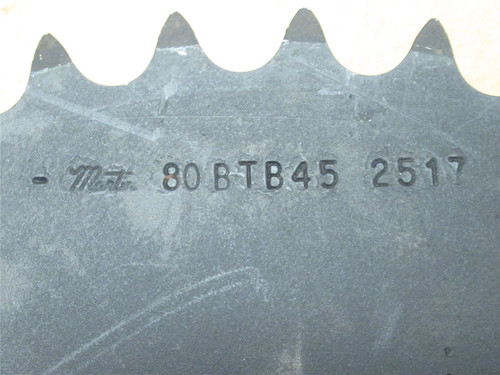 Martin 80BTB45-2517; Bushed Sprocket; #80; 45-Teeth