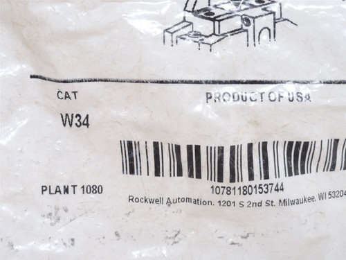 Allen-Bradley W34; Thermal Overload Element; Ser: W