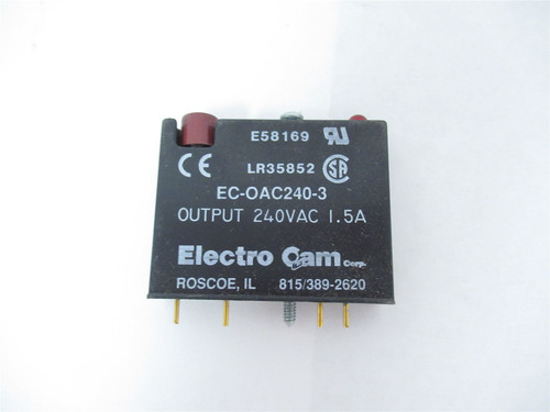 Electro Cam EC-0AC240-3; OUTPUT MODULES  24-280VAC .02-3AMPS
