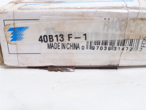 Tsubaki 40B13F-1; Sprocket #40; 13 Teeth; 1"ID