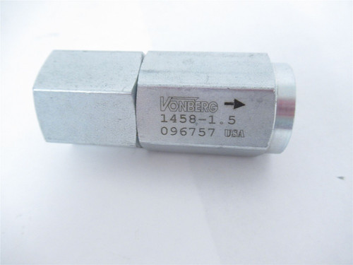 Vonberg 1458-1.5; Hydraulic Flow Control Valve -08SAE 1.5GPM
