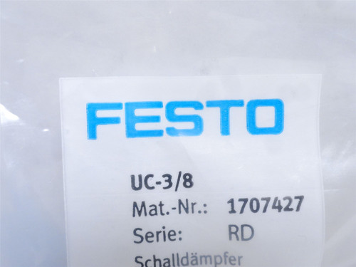 Festo UC-3/8; Air Silencer 1707427; 60dB; G3/8 Threads