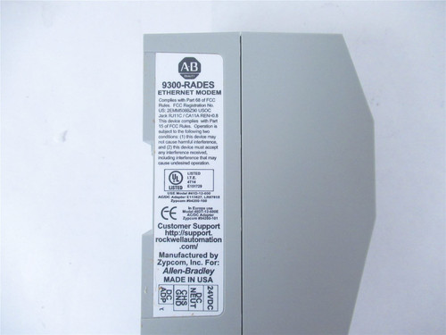 Allen-Bradley 9300-RADES; Modem Remote Ethernet 10/100MBPS