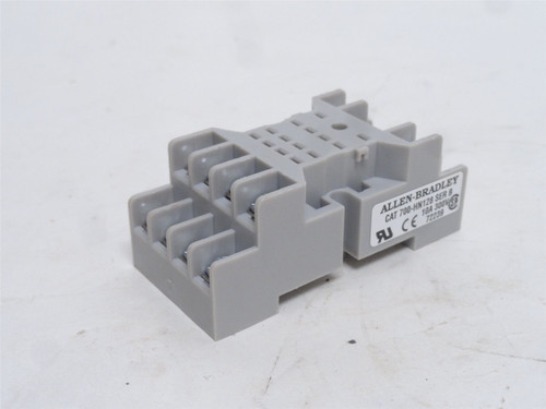 Allen-Bradley 700-HN128; Relay Socket; 7A; 300V; 14-Blade