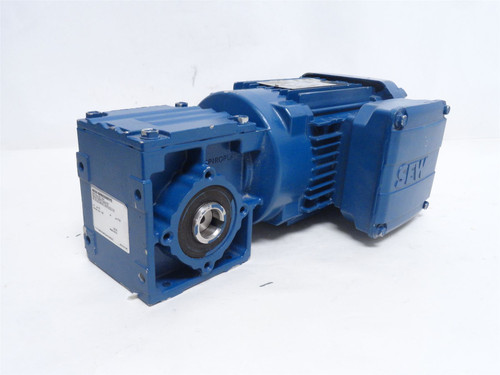 SEW WA20DRN71M4/TF; AC Gearmotor 32.5:1 Ratio; 1/2HP; 230/460V