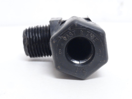 Parker P8ME8; Lot-2; Polypropylene Male Elbow 90Deg; Size 1/2"