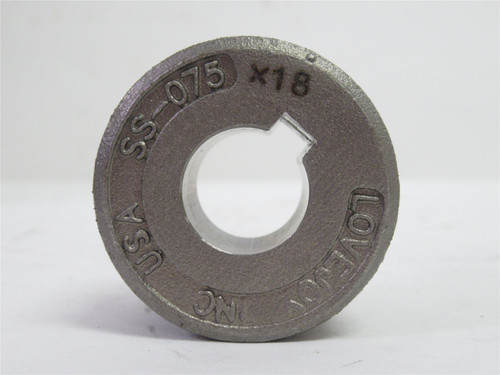 Lovejoy SS-075 18MM; Jaw Coupling; SS; 18mmID