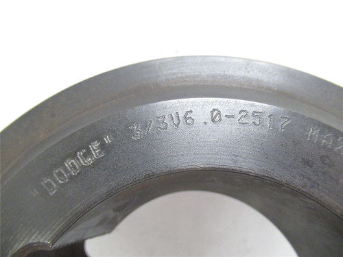 Dodge 3/3V6.0-2517; Bushed V-Belt Pulley 112038; 3Gr; 3V Belt