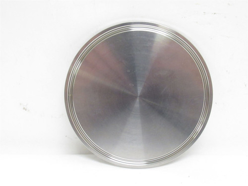 Tri-Clover 16AMP-3-304; Solid End Cap; SS-304; 3" Clamp