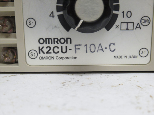 Omron K2CU-F10A-C; Heater Element Burnout Detector 4-10A 100V