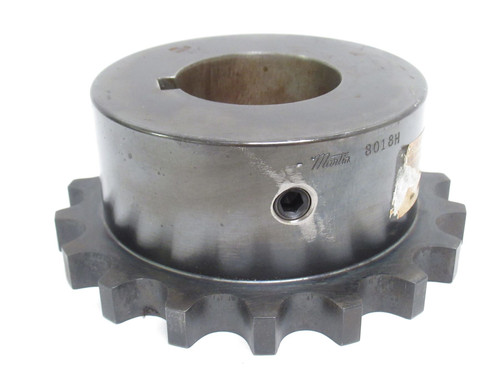 Martin 8018Hx2-1/4; Hardened Chain Coupler Hub#80; 18 Teeth