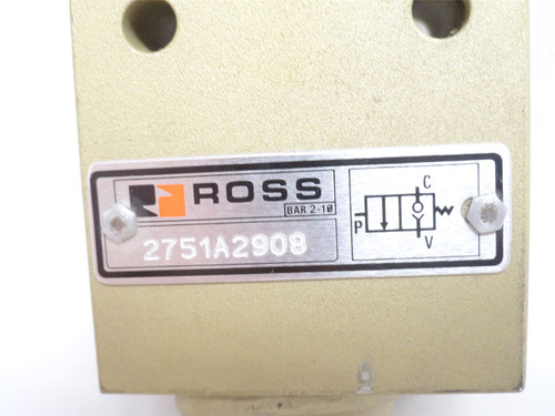 Ross 2751A2908; Solenoid Valve Block 2-10BAR